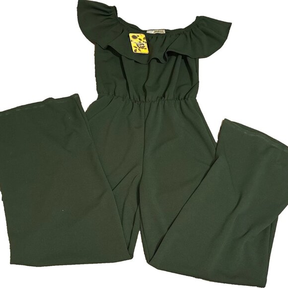 Womens Jumpsuit Olive Green Size Medium KPVJ47696 E9000 New Hybrid & Co - Picture 3 of 4